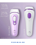 Braun SILK-EXPERT PRO 3 PL3011 IPL WITH 2 EXTRAS