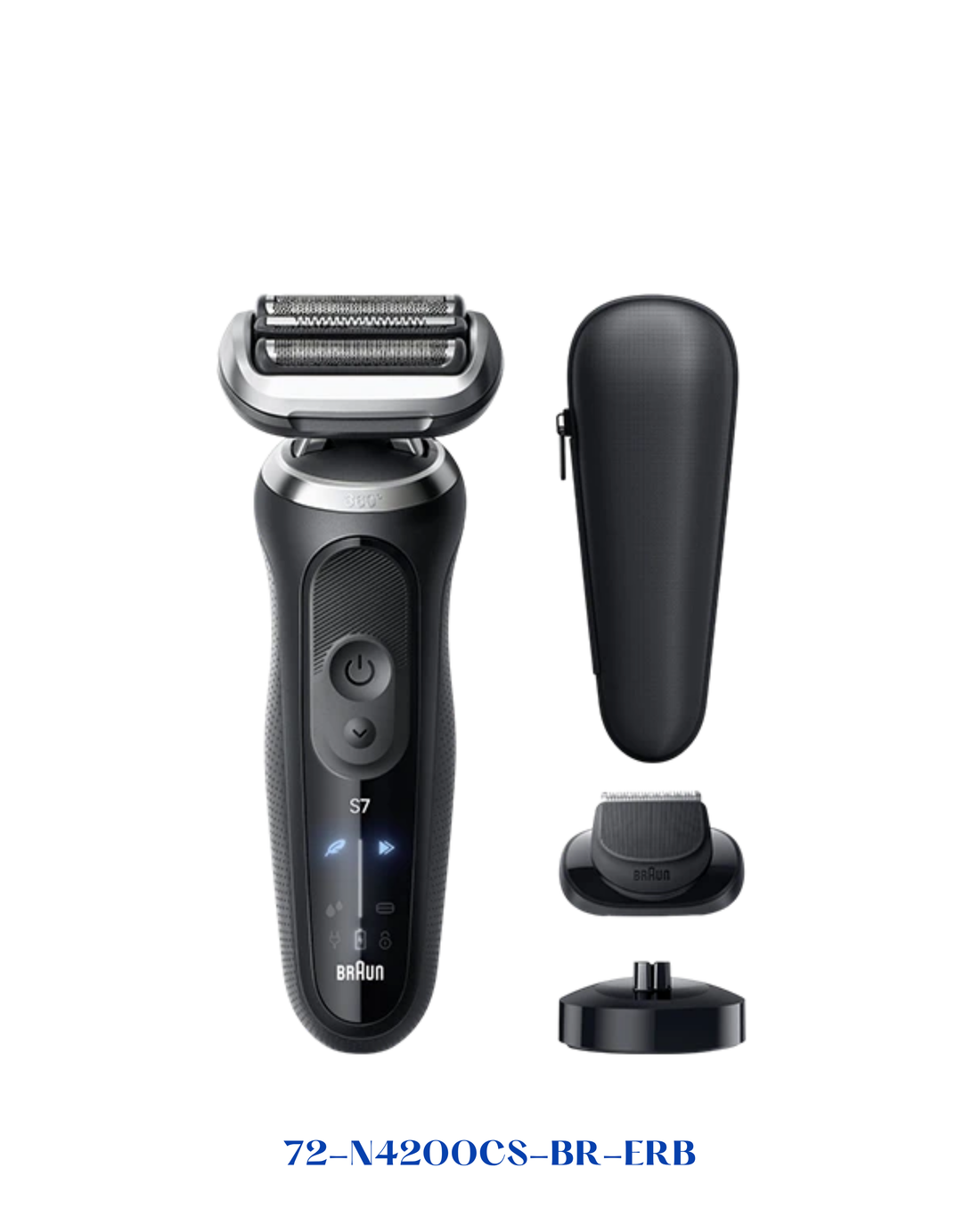 BRAUN SERIES 7 ELECTRIC BEARD SHAVER, WET & DRY
