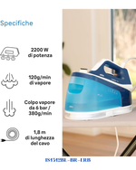 BRAUN CARESTYLE 1 PRO STEAM GENERATOR IRON 2200W 1.7L