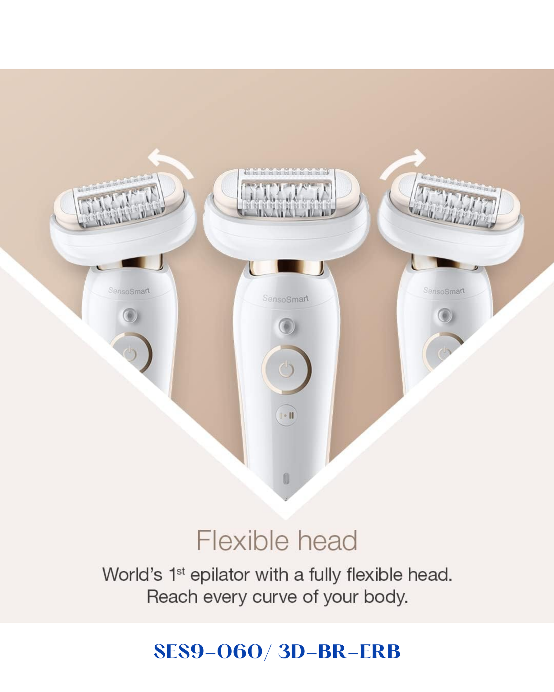 BRAUN SILK·ÉPIL 9 FLEX 3D EPILATOR WET & DRY