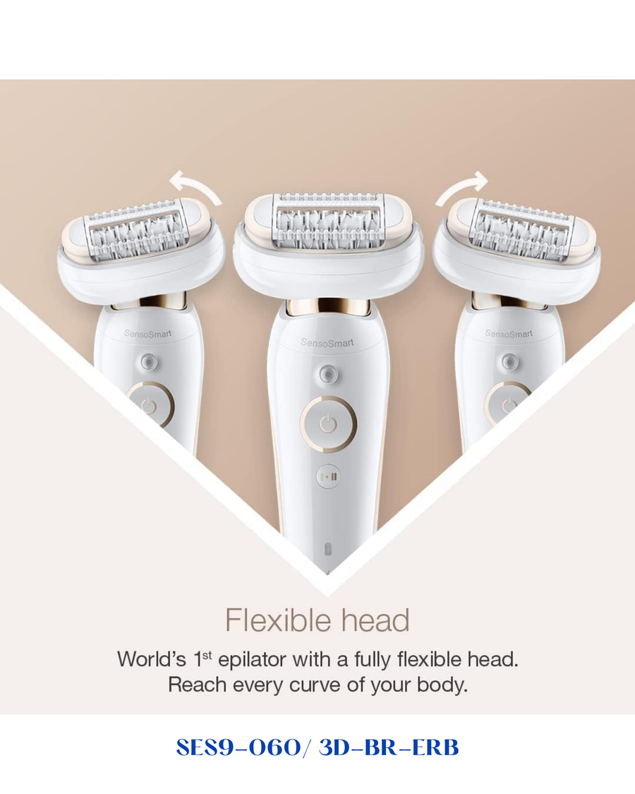 BRAUN SILK·ÉPIL 9 FLEX 3D EPILATOR WET & DRY
