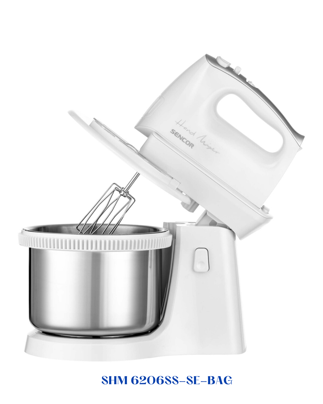 SENCOR HAND MIXER WITH A ROTATING BOWL 500W
