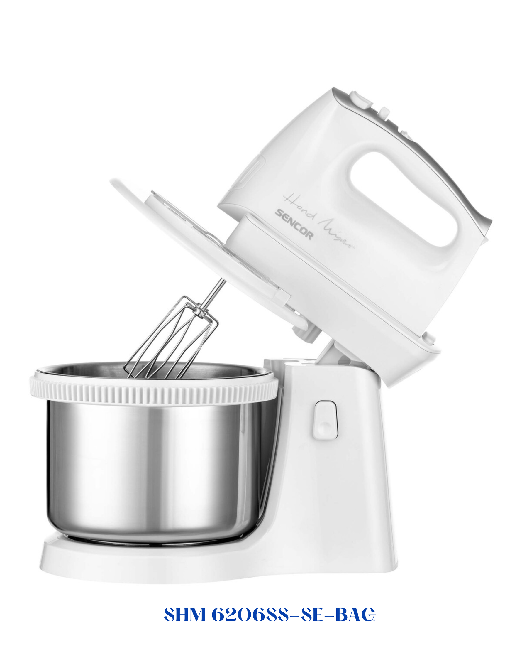SENCOR HAND MIXER WITH A ROTATING BOWL 500W