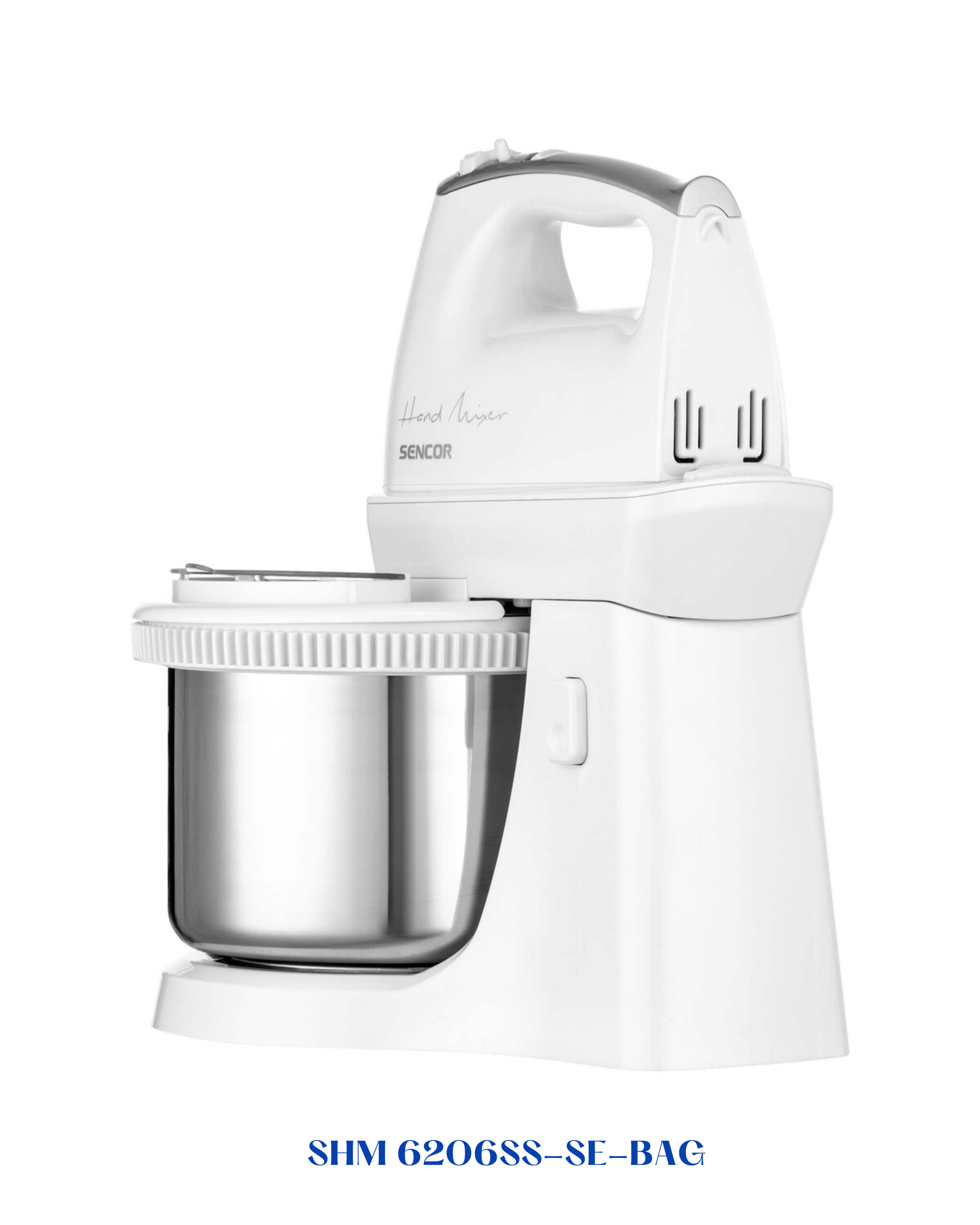 SENCOR HAND MIXER WITH A ROTATING BOWL 500W