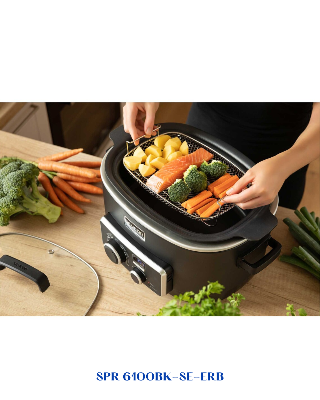 SENCOR MULTI & SLOW COOKER 1200W 5.5L