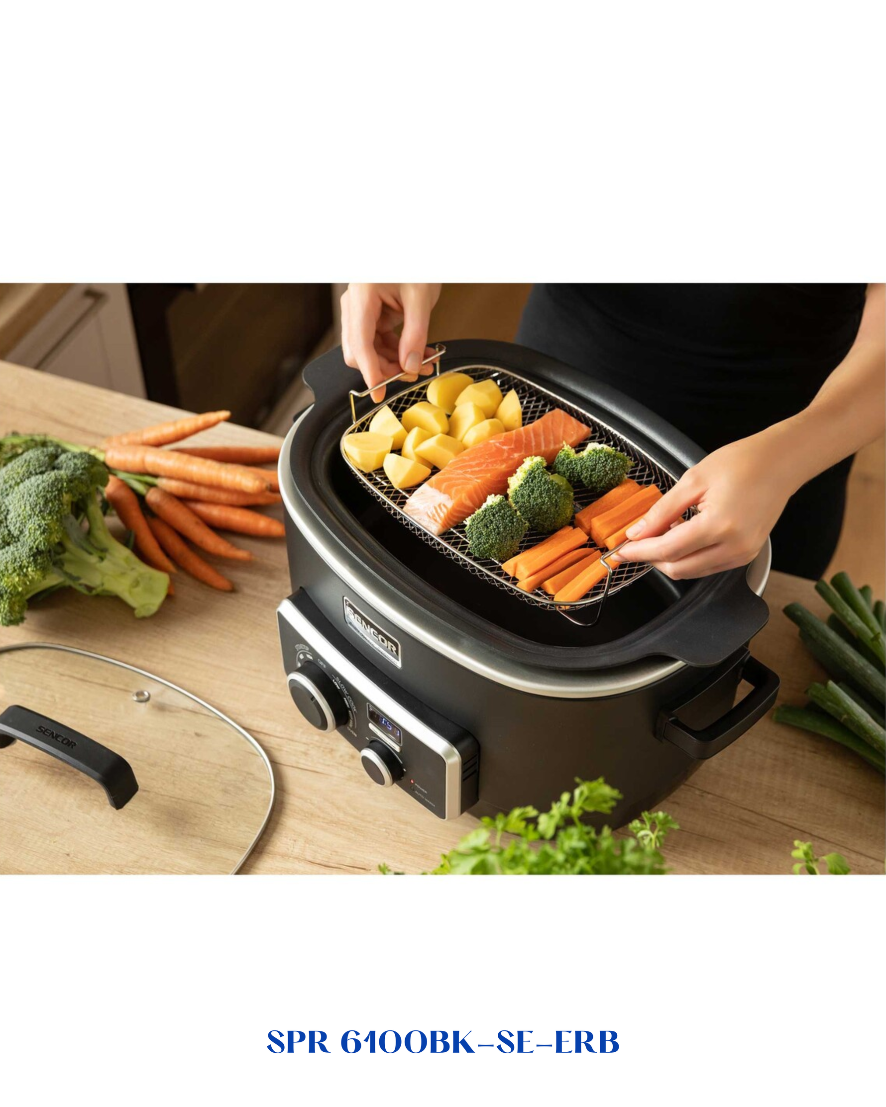 SENCOR MULTI & SLOW COOKER 1200W 5.5L