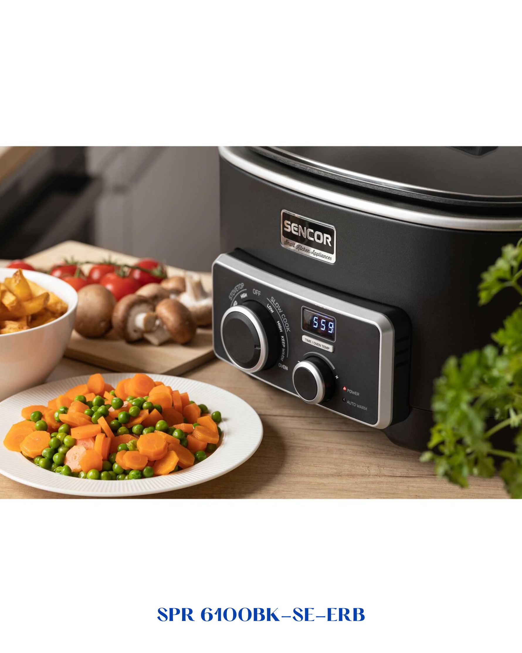 SENCOR MULTI & SLOW COOKER 1200W 5.5L