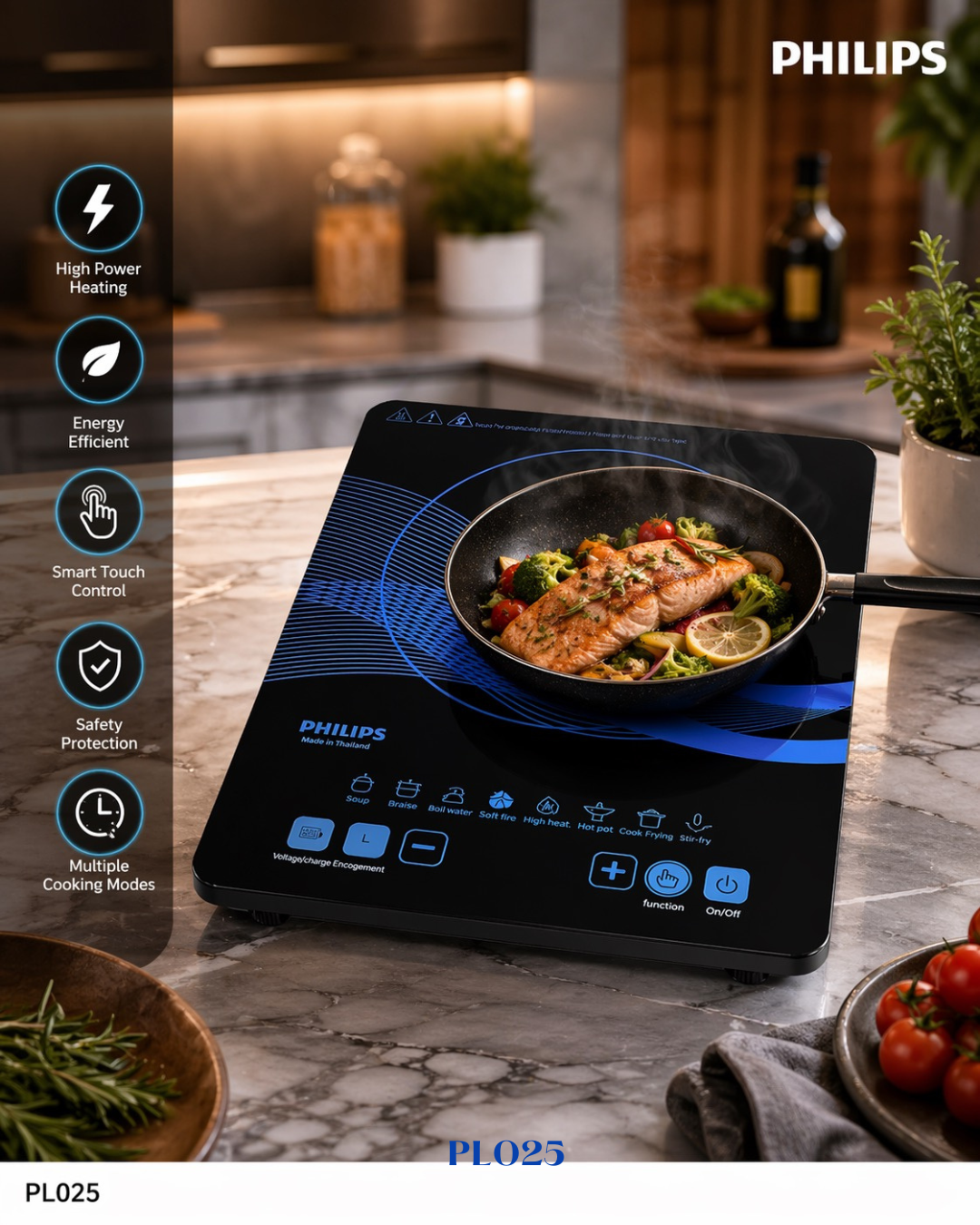 PHILIPS  HALOGEN INFRARED ELECTRIC COOKER 3500W