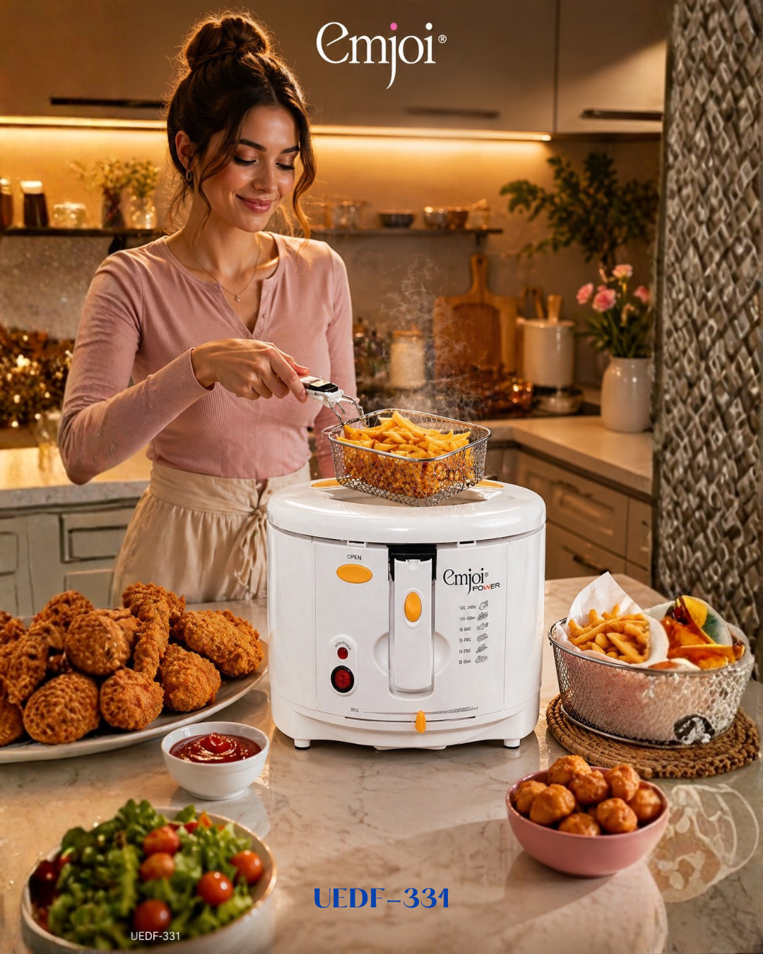 EMJOI DEEP FRYER 2000W 2.3L