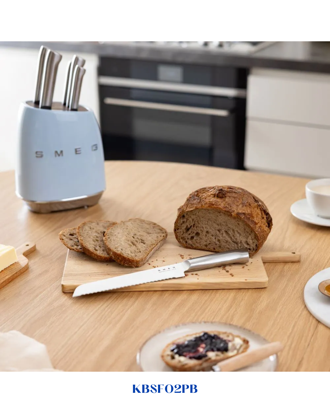 SMEG KNIFE SET 6-PIECE STAINLESS STEEL