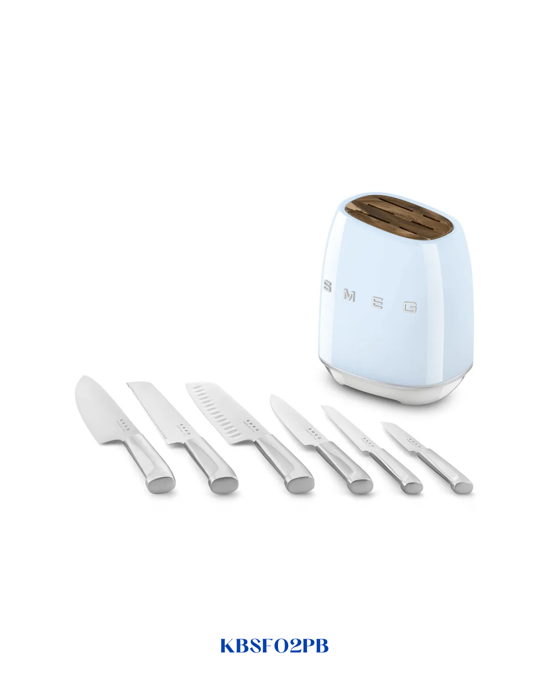 SMEG KNIFE SET 6-PIECE STAINLESS STEEL