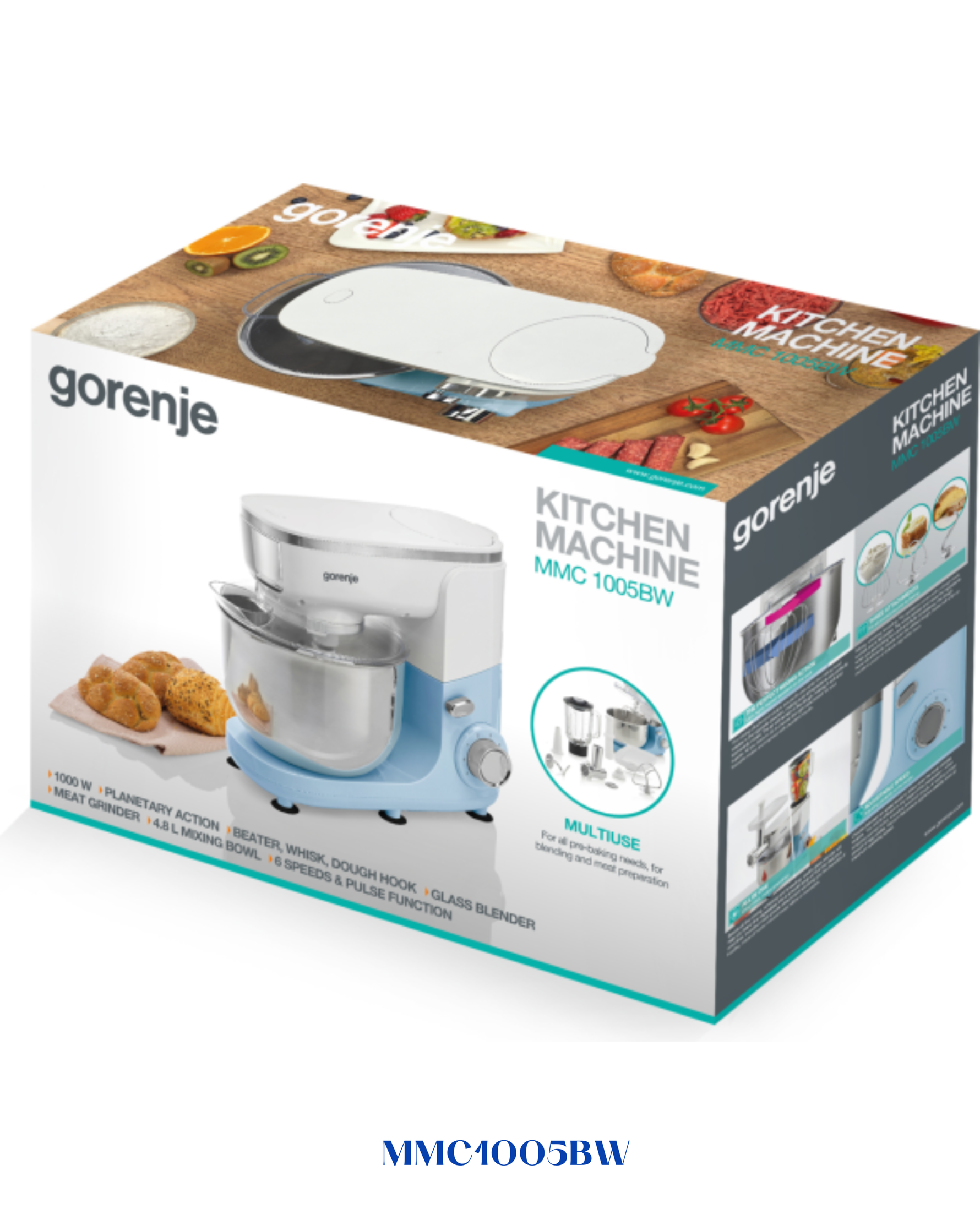 GORENJE KITCHEN MACHINE 1000W 4.8L
