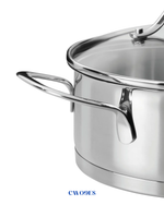 GORENJE COOKWARE SET CW09ES 5-PIECE STAINLESS STEEL