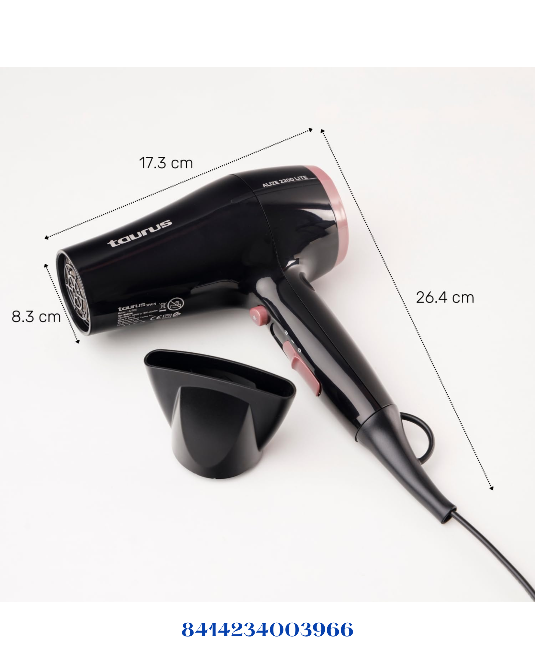 TAURUS ALIZE 2200 LITE HAIR DRYER 2200W