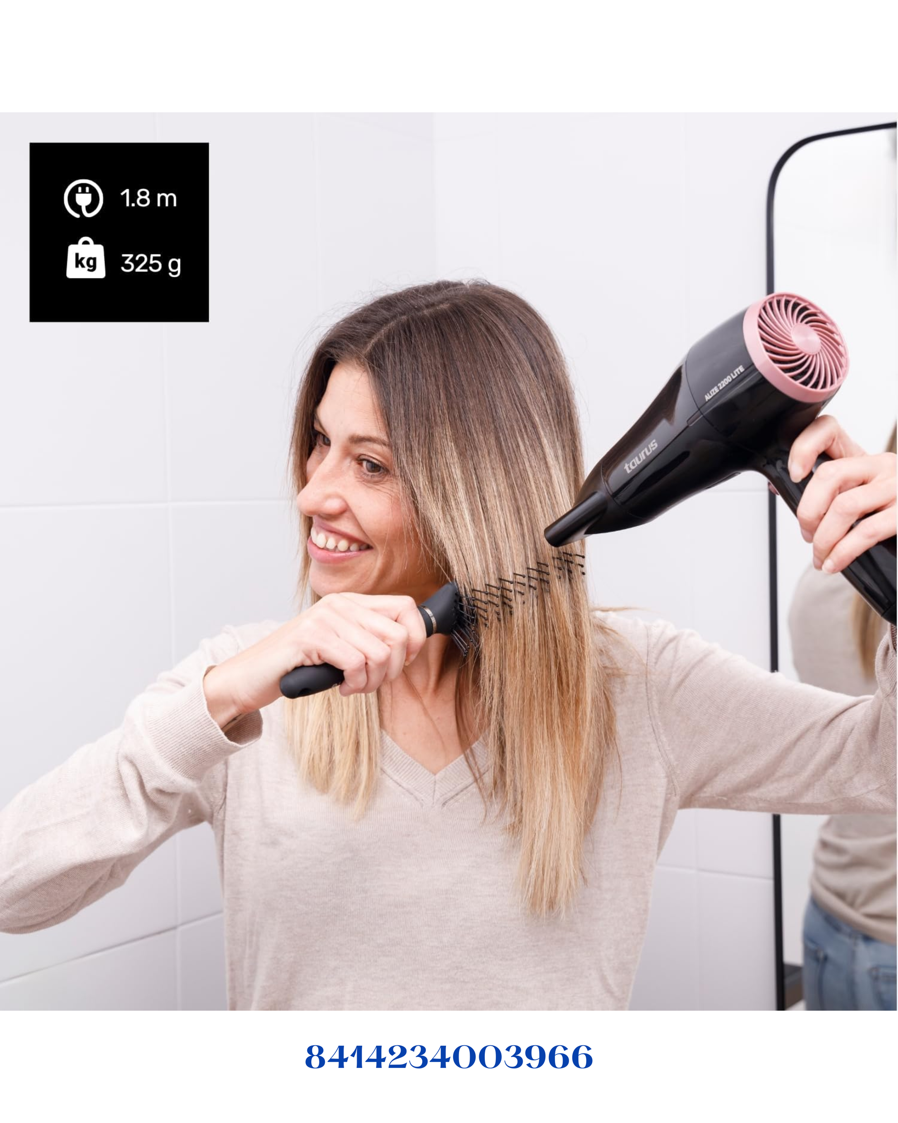 TAURUS ALIZE 2200 LITE HAIR DRYER 2200W