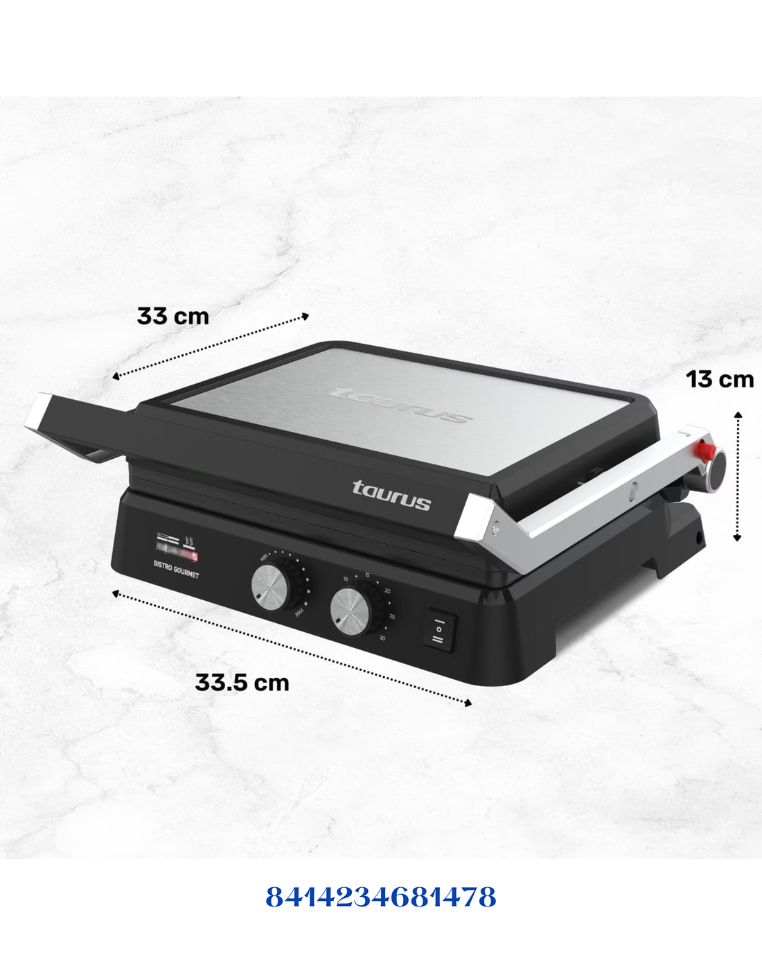 TAURUS BISTRO GOURMET GRILL 2-IN-1 2600W