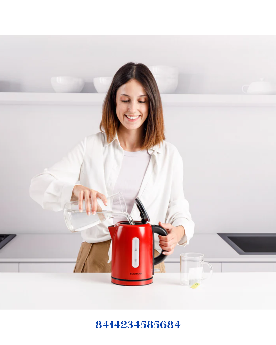 TAURUS AROA GLASS ELECTRIC KETTLE 2200W 1.7L