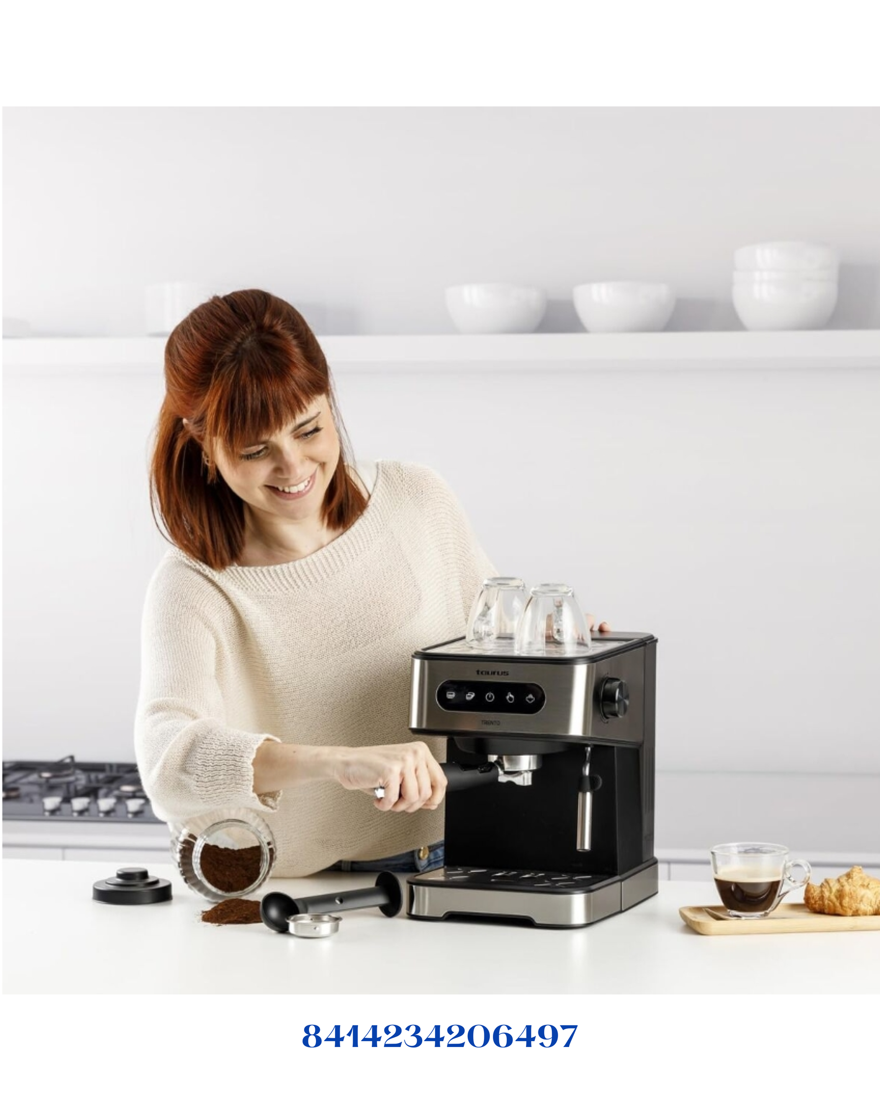 TAURUS TRENTO ESPRESSO COFFEE MAKER 850W 1.5L