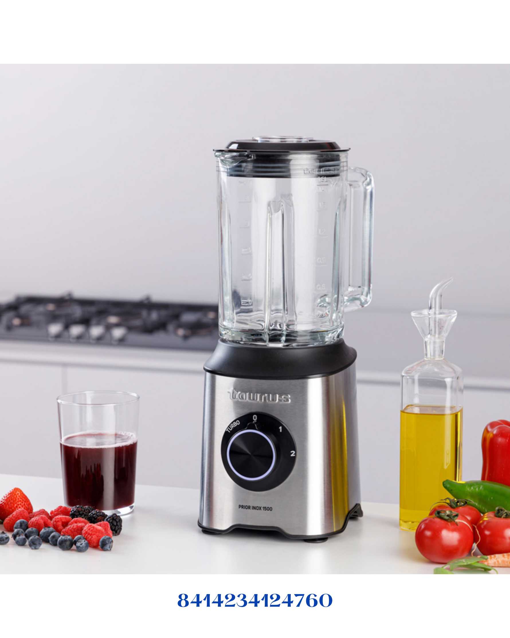 TAURUS PRIOR GLASS BLENDER 1500W 1.5L