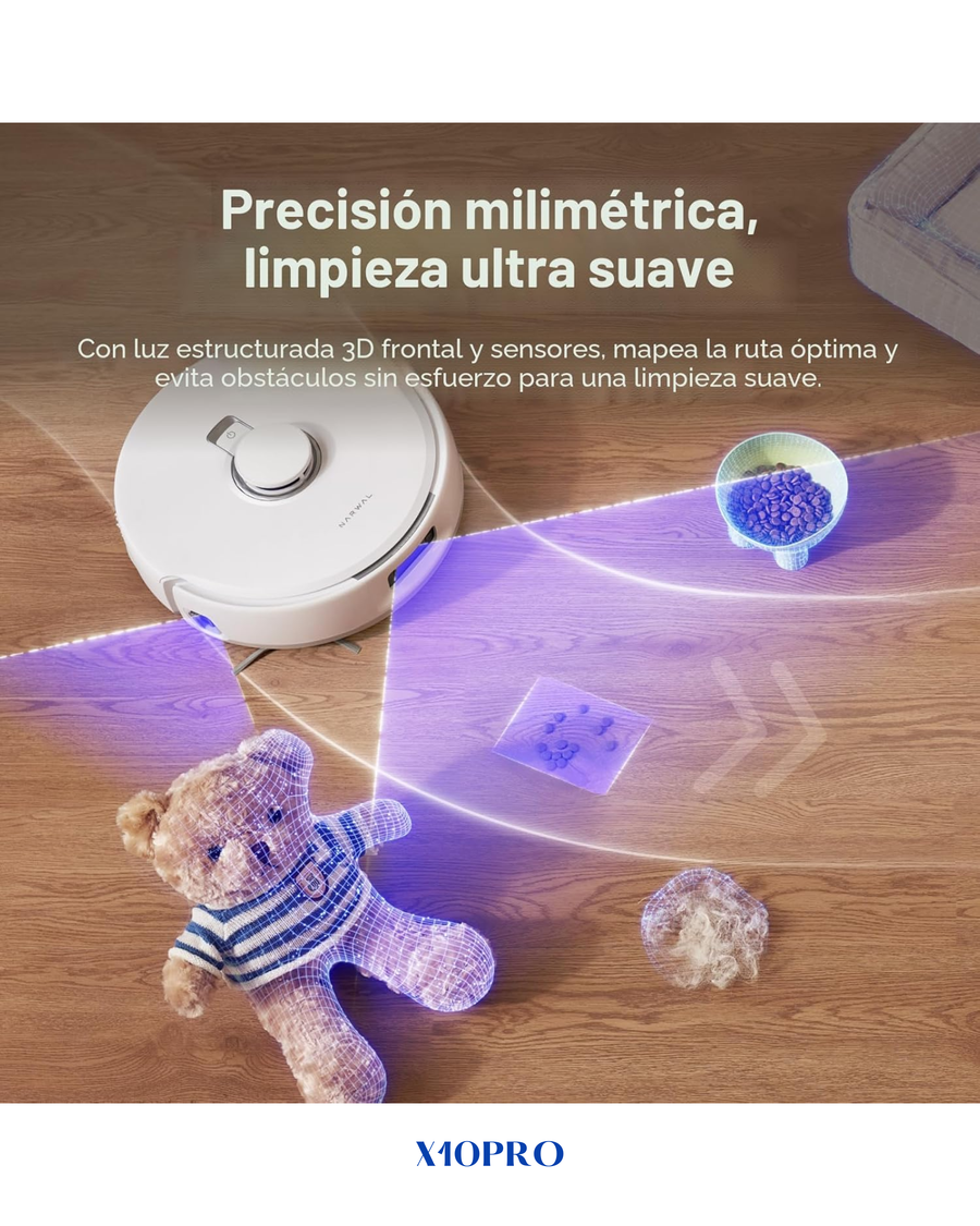 NARWAL FREO X10 PRO ROBOT VACUUM & MOP (72W, 5000MAH)