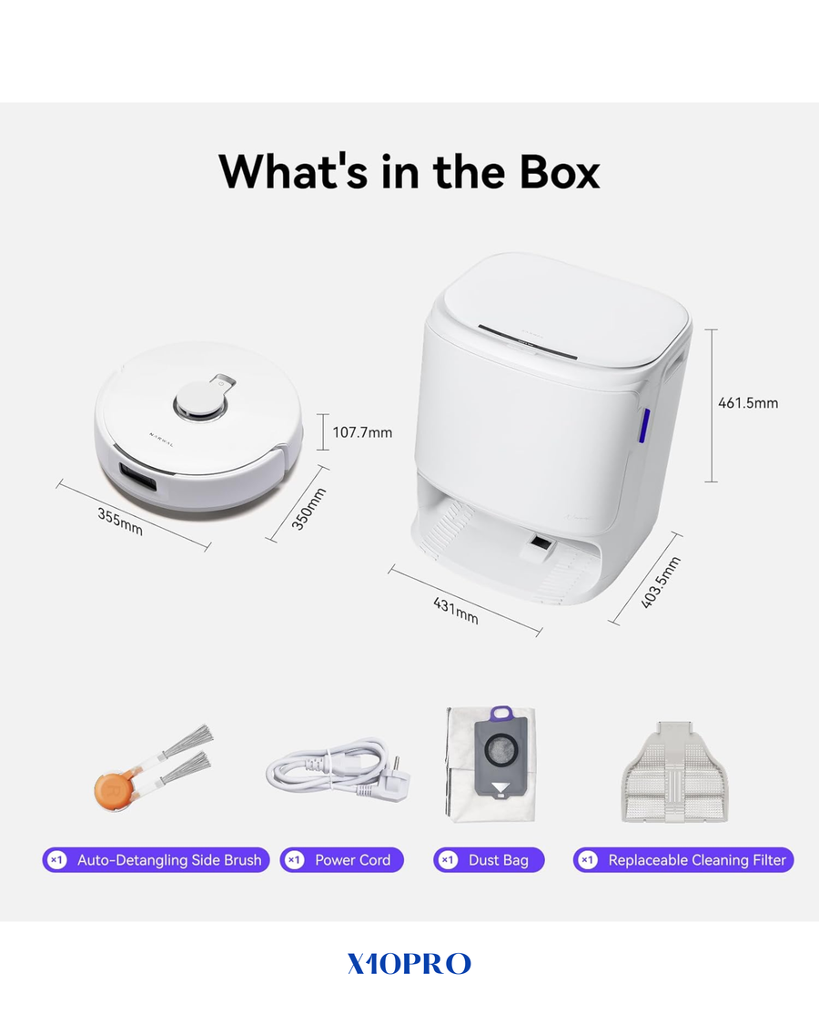 NARWAL FREO X10 PRO ROBOT VACUUM & MOP (72W, 5000MAH)