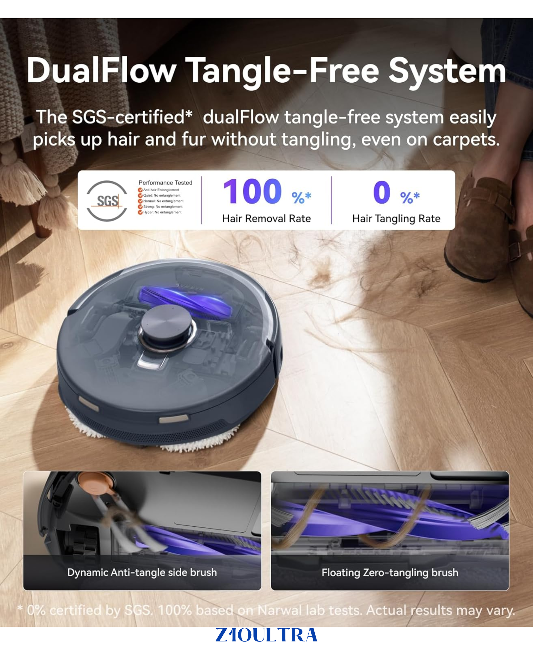 NARWAL FREO Z10 ULTRA ROBOT VACUUM & MOP COMBO