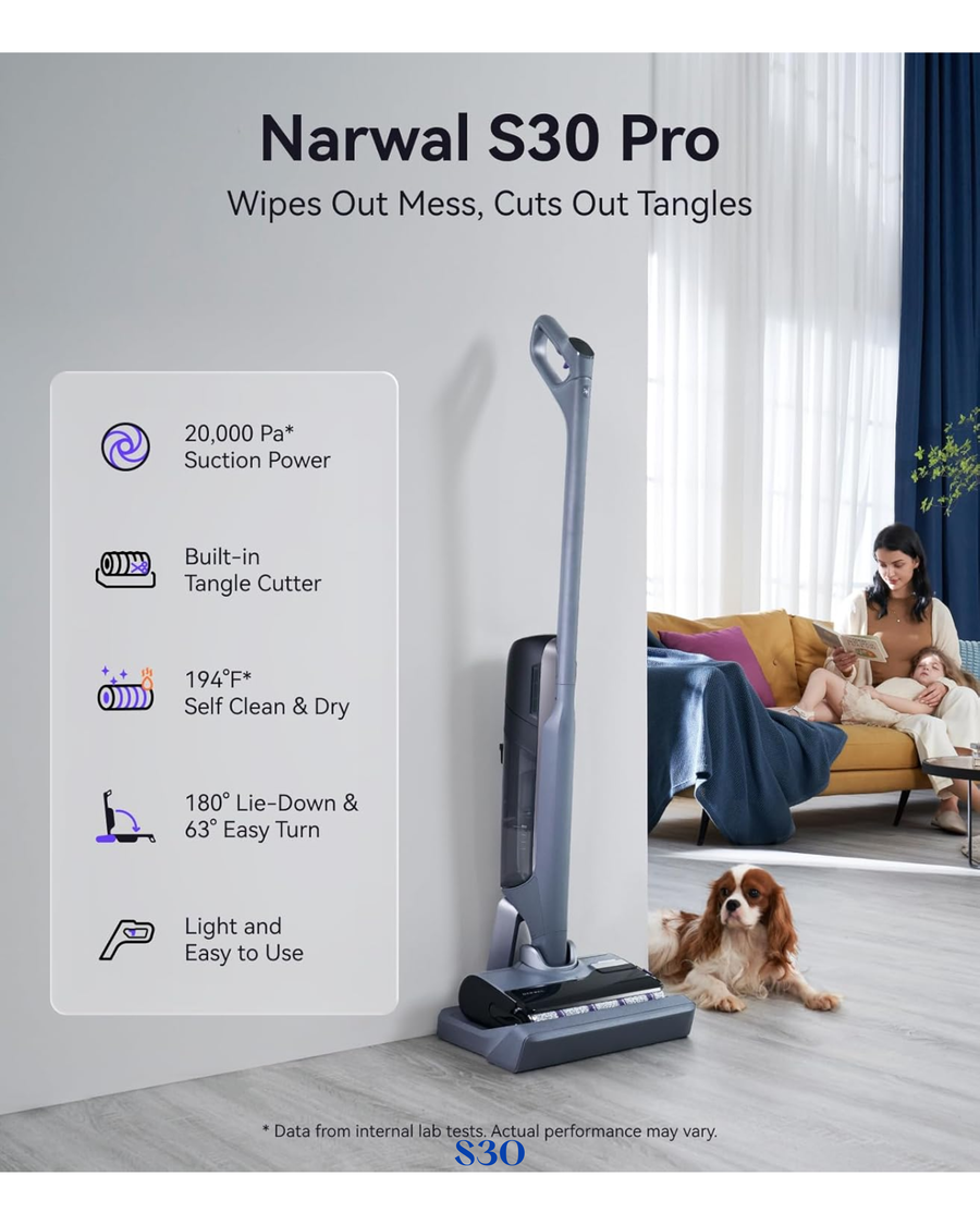 NARWAL S30 WET DRY VACUUM 20KPA
