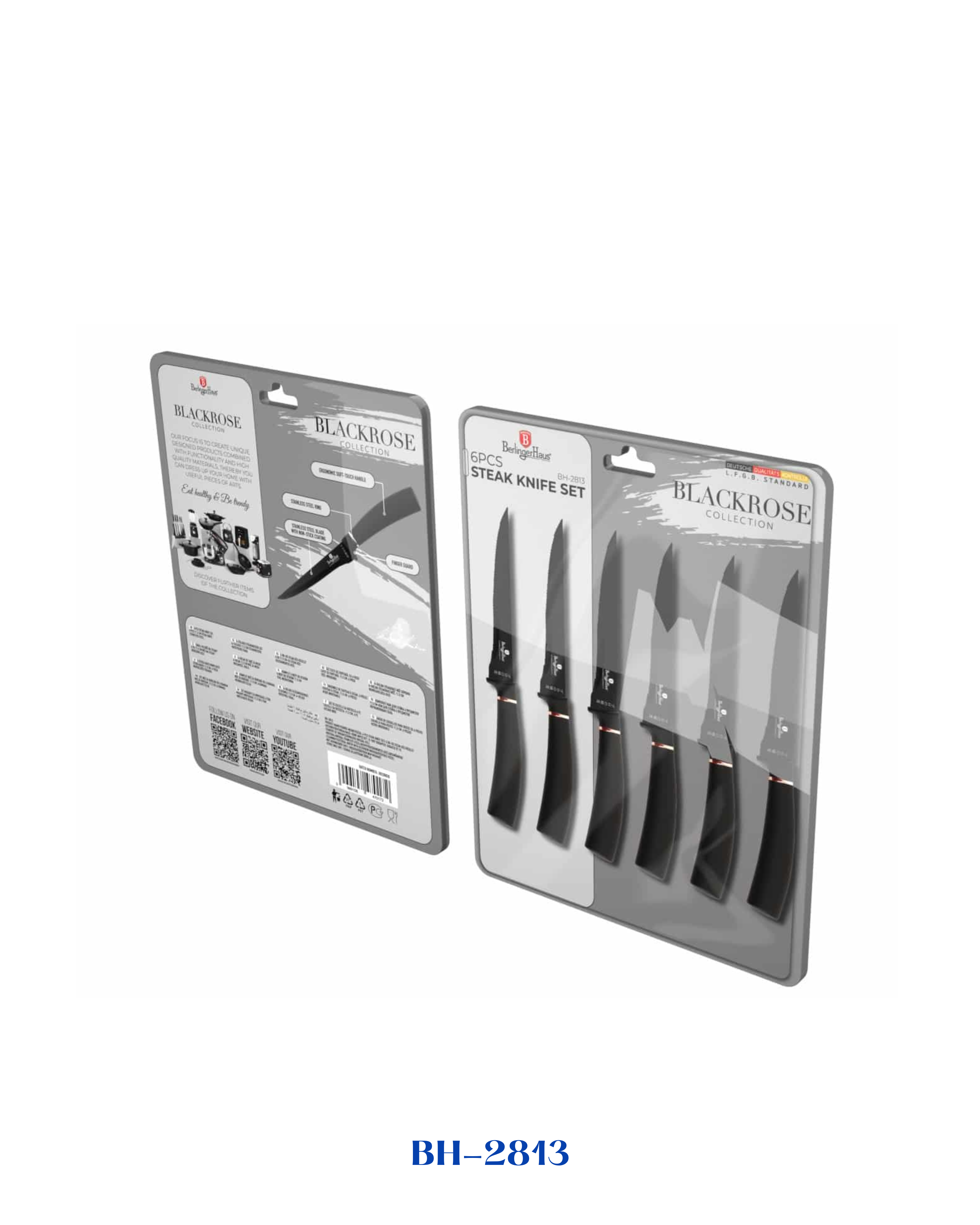 BERLINGER HAUS 6 PCS STEAK KNIFE SET 11.5CM