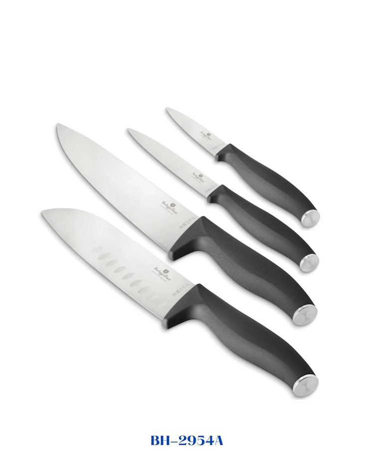 BERLINGER HAUS 4-PIECE KNIFE SET – MATT ANTHRACITE