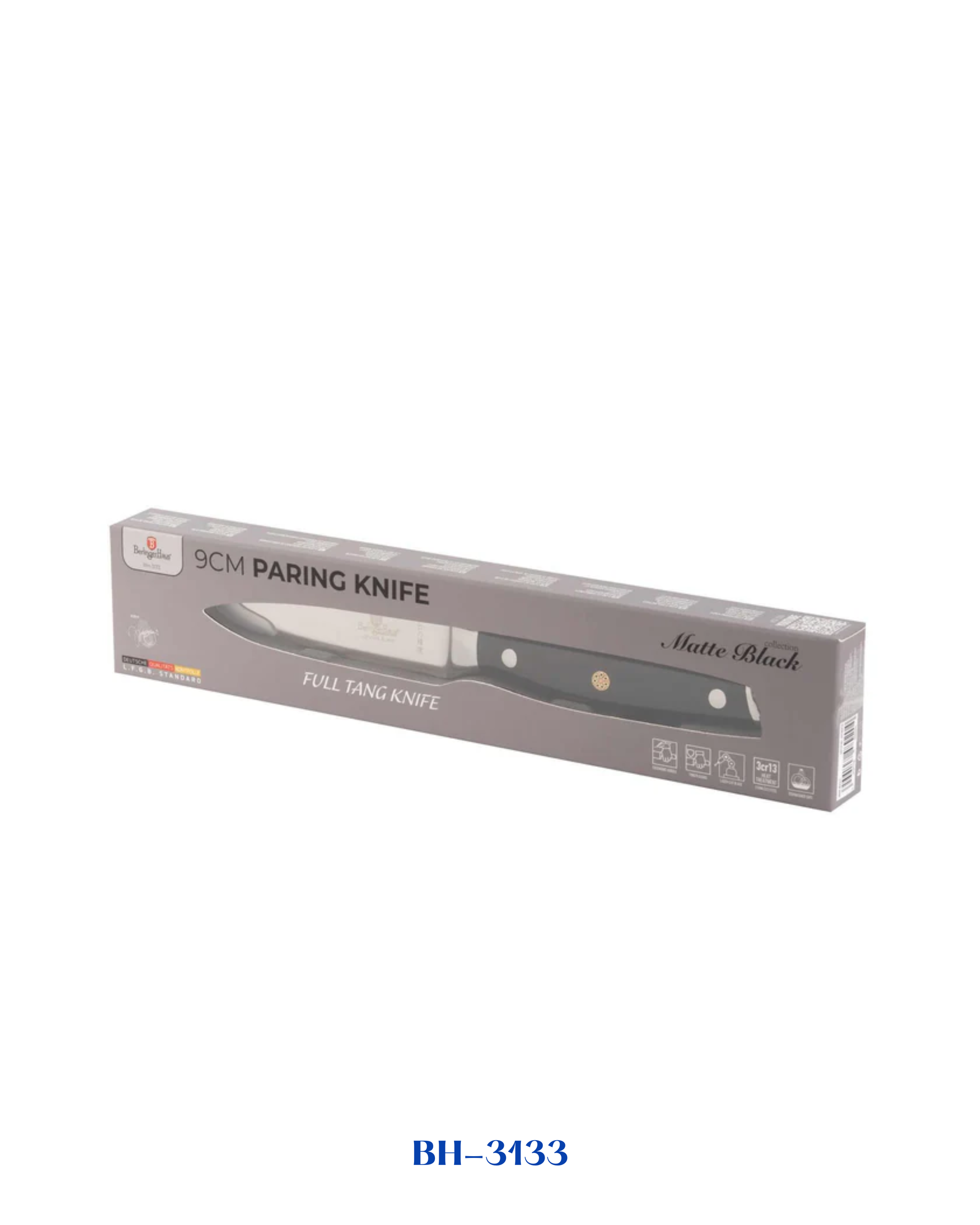 BERLINGER HAUS STAINLESS STEEL PARING KNIFE 9CM