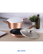 BERLINGER HAUS 4-PIECE COOKWARE SET ROSE GOLD