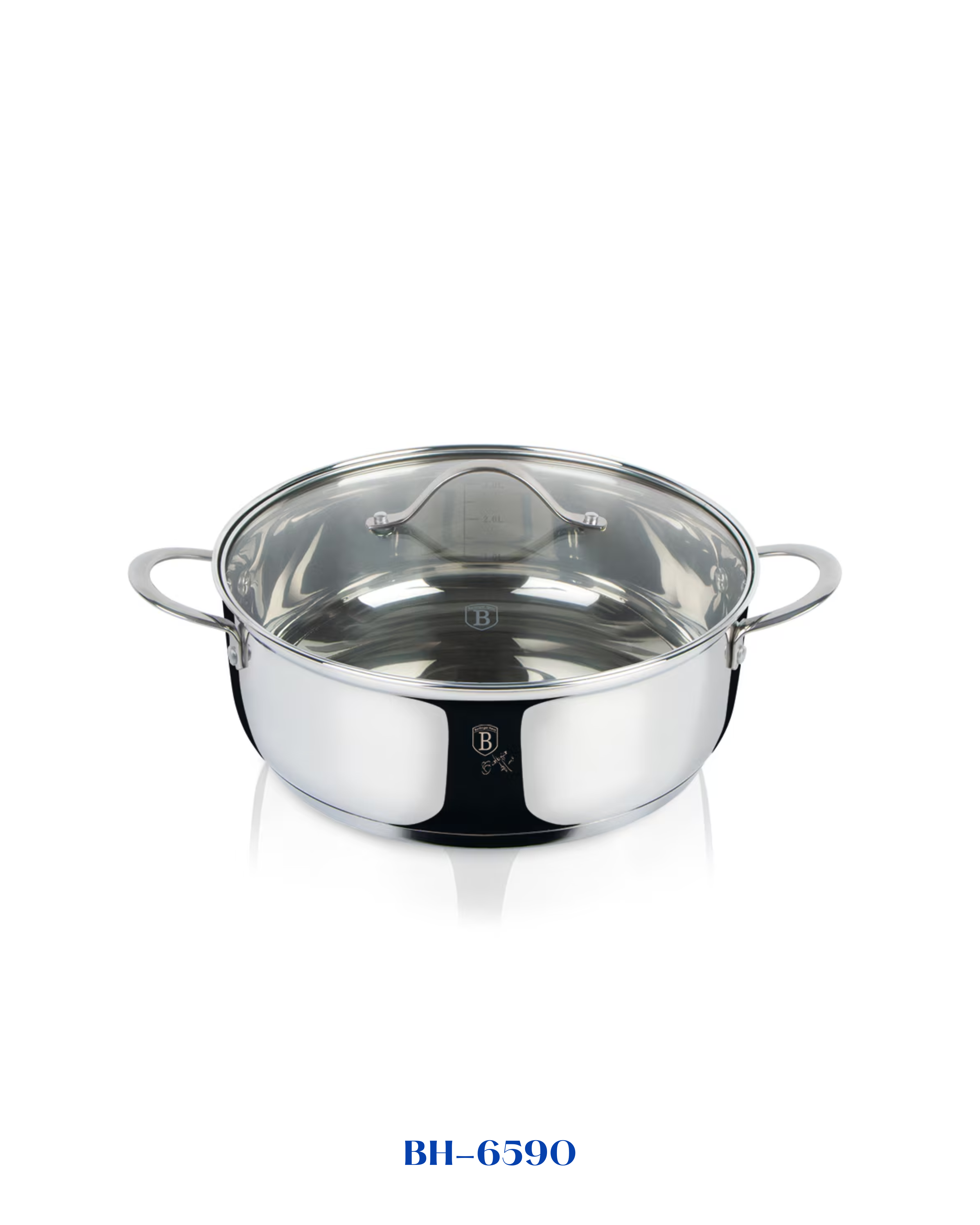 BERLINGER HAUS LOW CASSEROLE WITH LID 28 CM