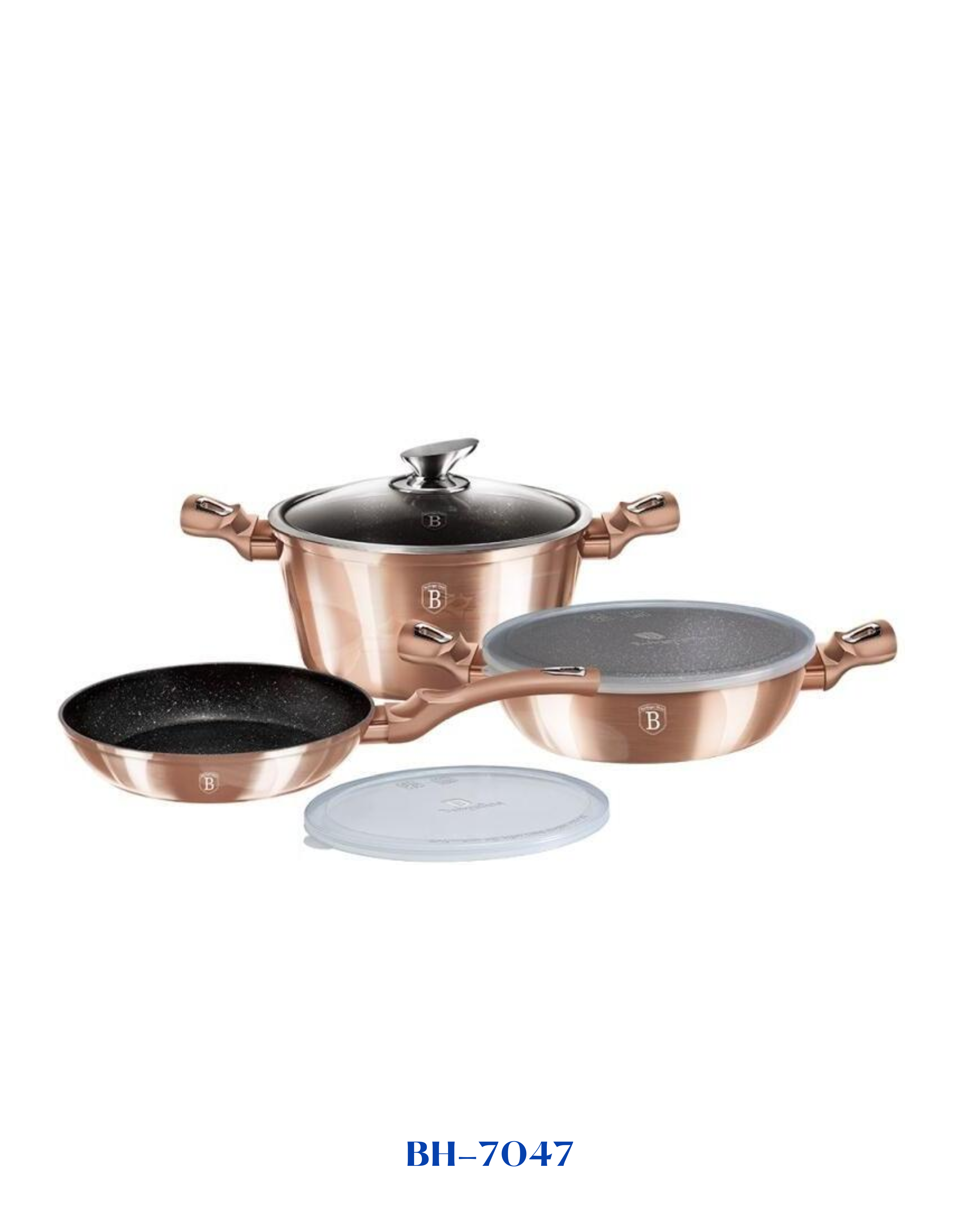 BERLINGER HAUS METALLIC LINE ROSE GOLD EDITION 6 PCS