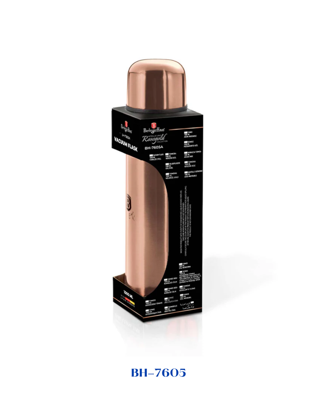 BERLINGER HAUS METALLIC LINE ROSE GOLD EDITION THERMOS 1.0L