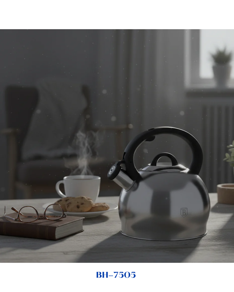 BERLINGER HAUS STAINLESS STEEL WHISTLING KETTLE 3L