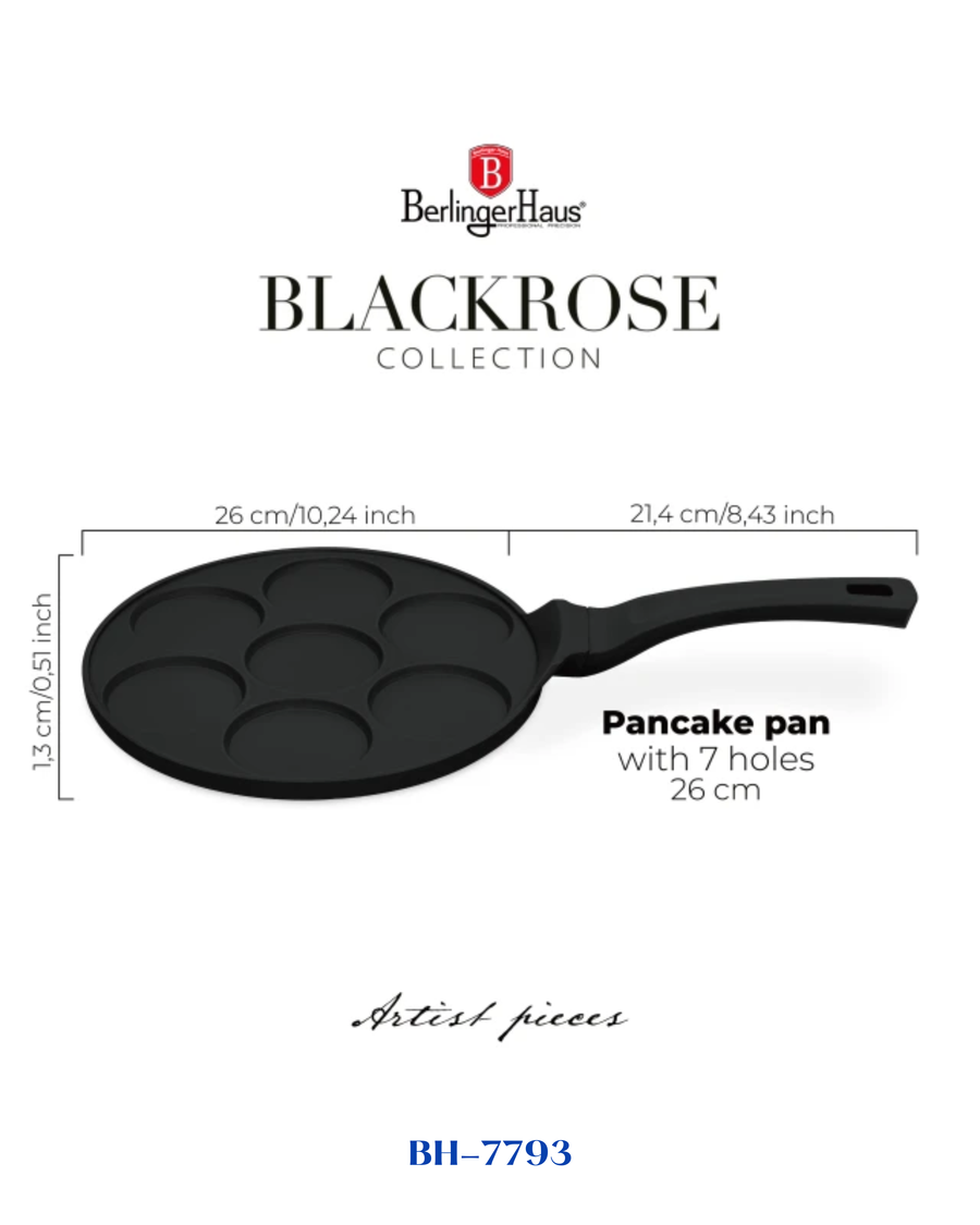BERLINGER HAUS 7-HOLE PANCAKE PAN (26 CM)