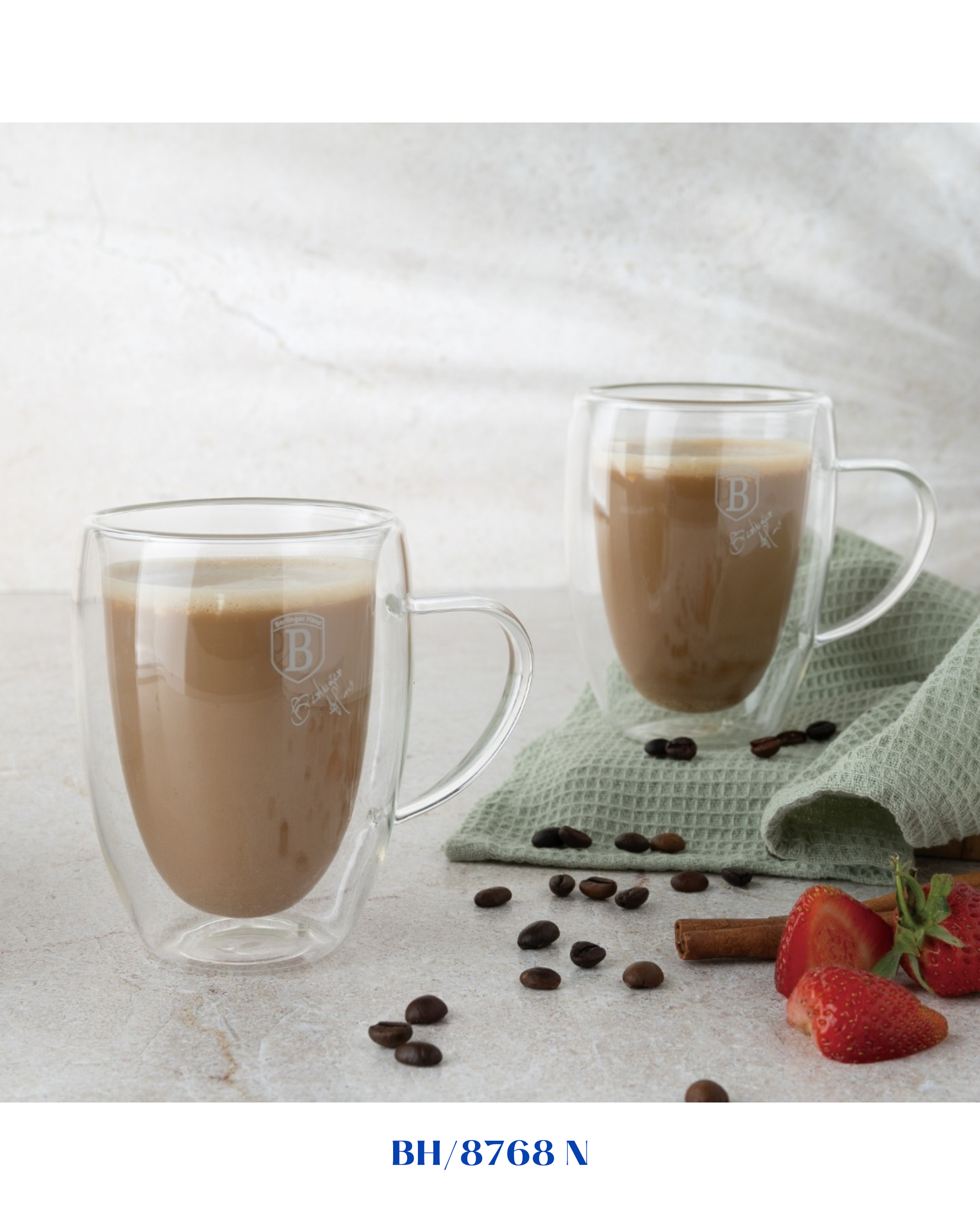 BERLINGER HAUS DOUBLE WALL GLASS 2-PIECE SET 300 ML