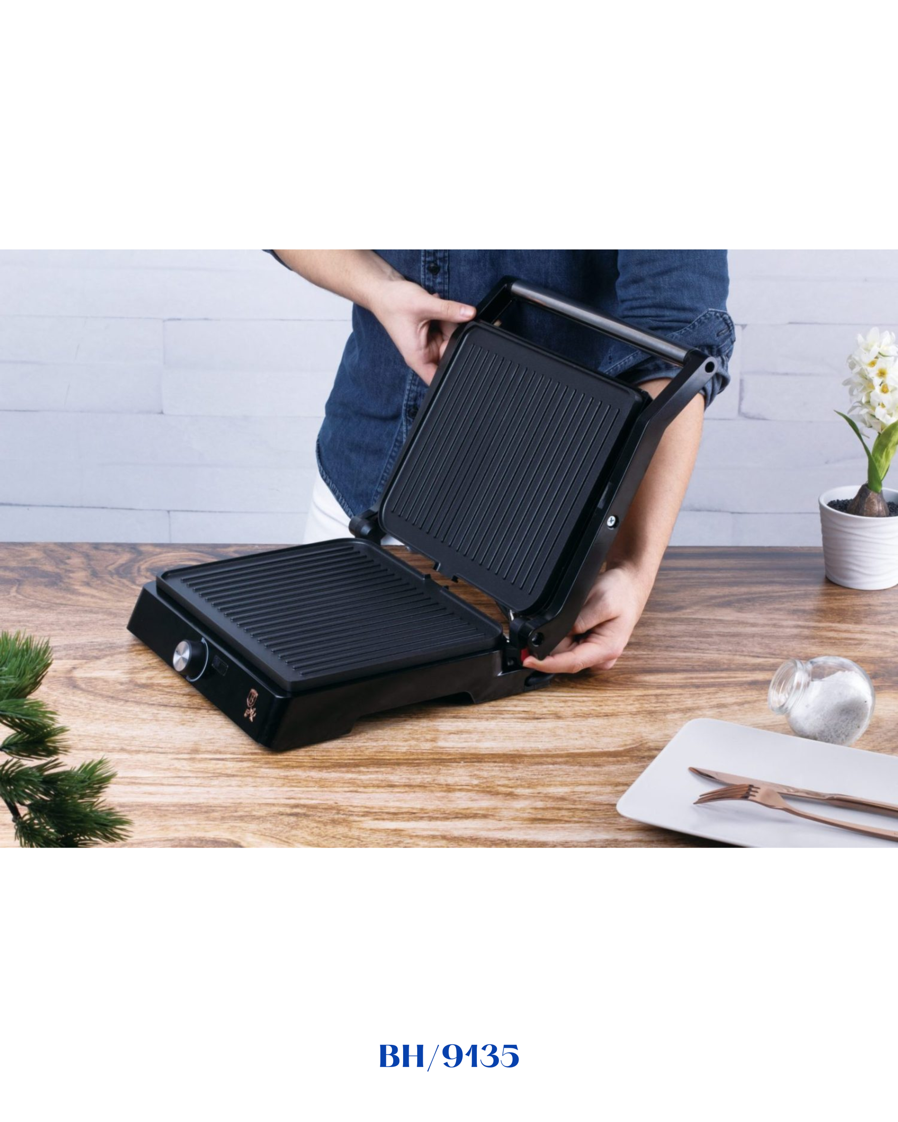 BERLINGER HAUSHEALTH GRILL & PANINI PRESS