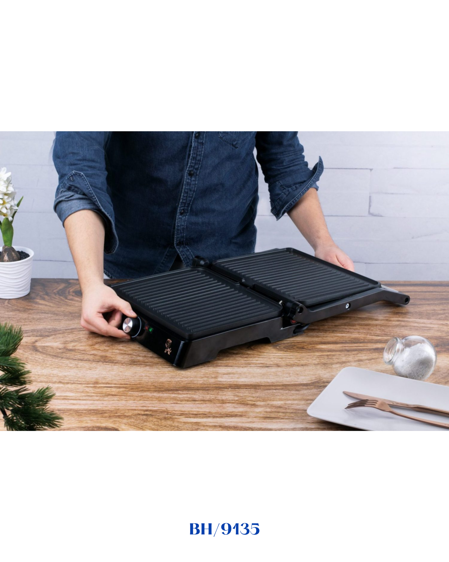 BERLINGER HAUSHEALTH GRILL & PANINI PRESS
