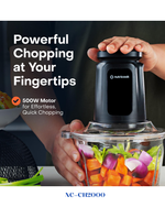 NUTRICOOK CHOPPI XXL FOOD CHOPPER 500W 2L
