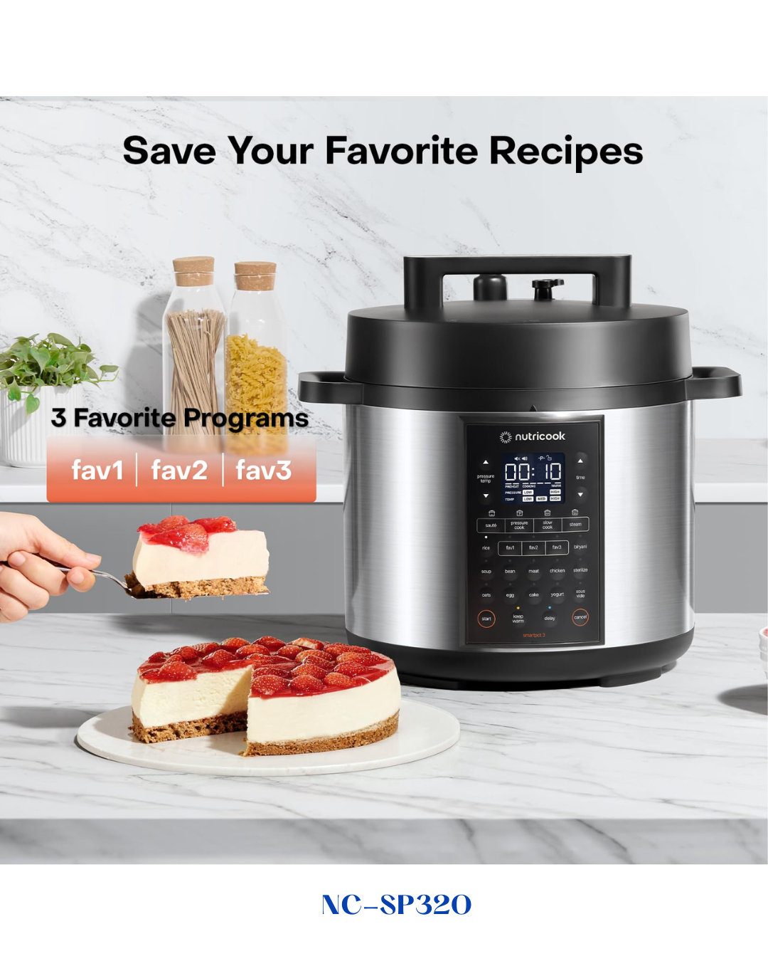 NUTRICOOK SMART POT 3 PRESSURE COOKER 1200W 6L