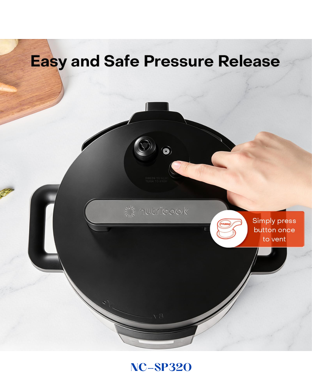 NUTRICOOK SMART POT 3 PRESSURE COOKER 1200W 8L
