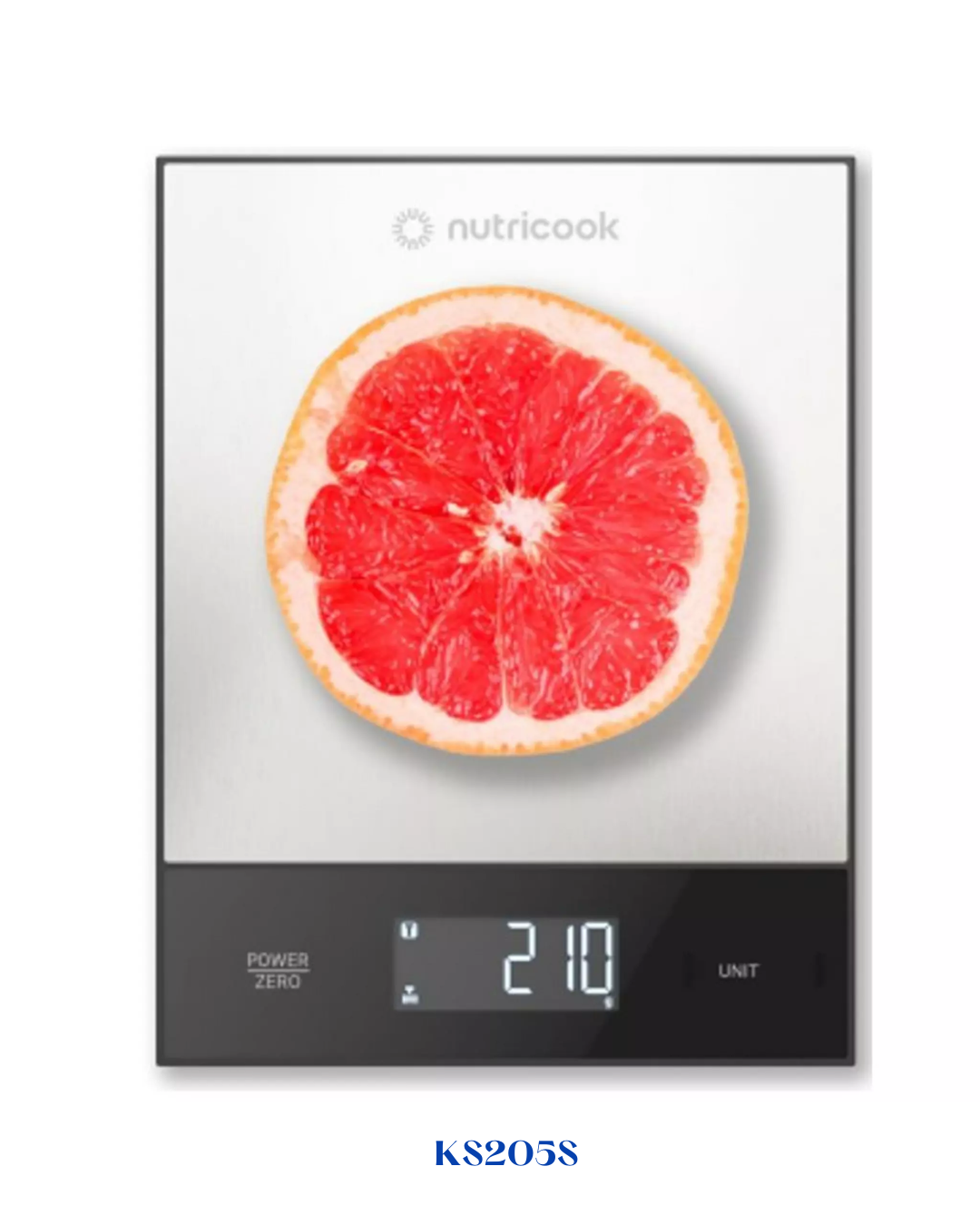 NUTRICOOK KITCHEN SCALE 2 5KG STAINLESS STEEL