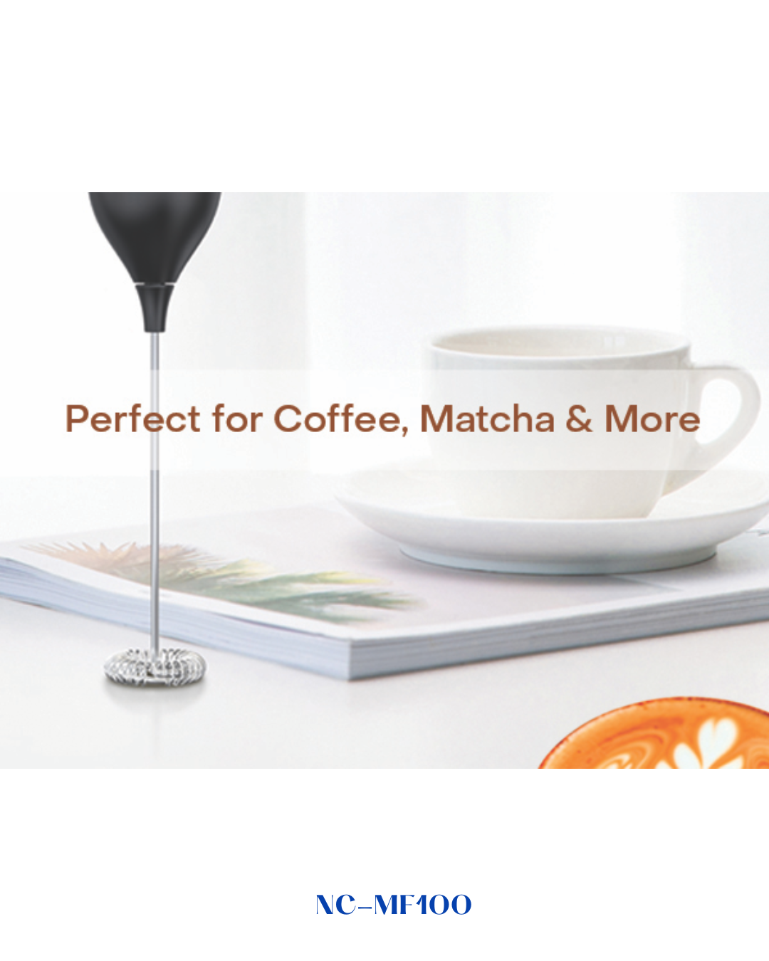 NUTRICOOK RECHARGEABLE MILK FROTHER