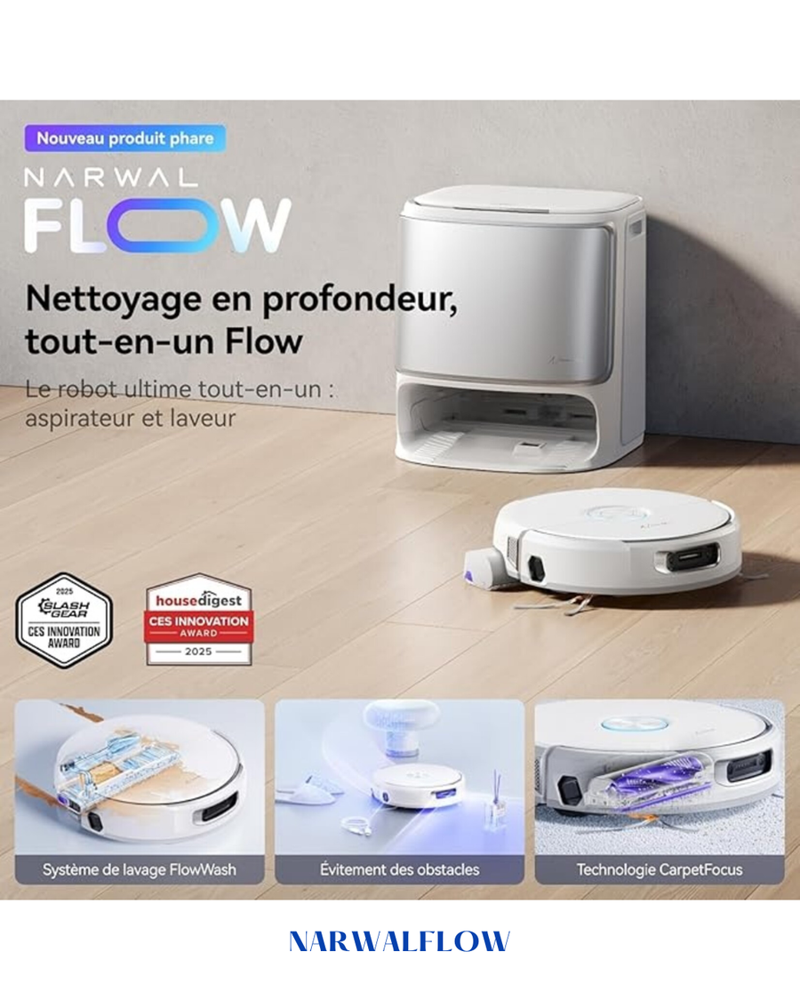 NARWAL FLOW ROBOT VACUUM & MOP 22KPA