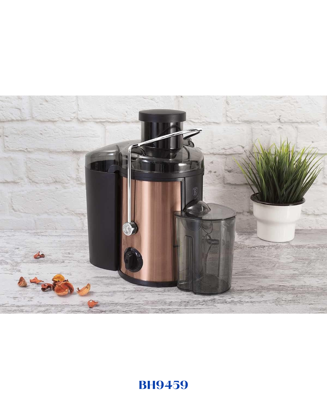 BERLINGER HAUS ELECTRIC JUICER STAINLESS STEEL 500W