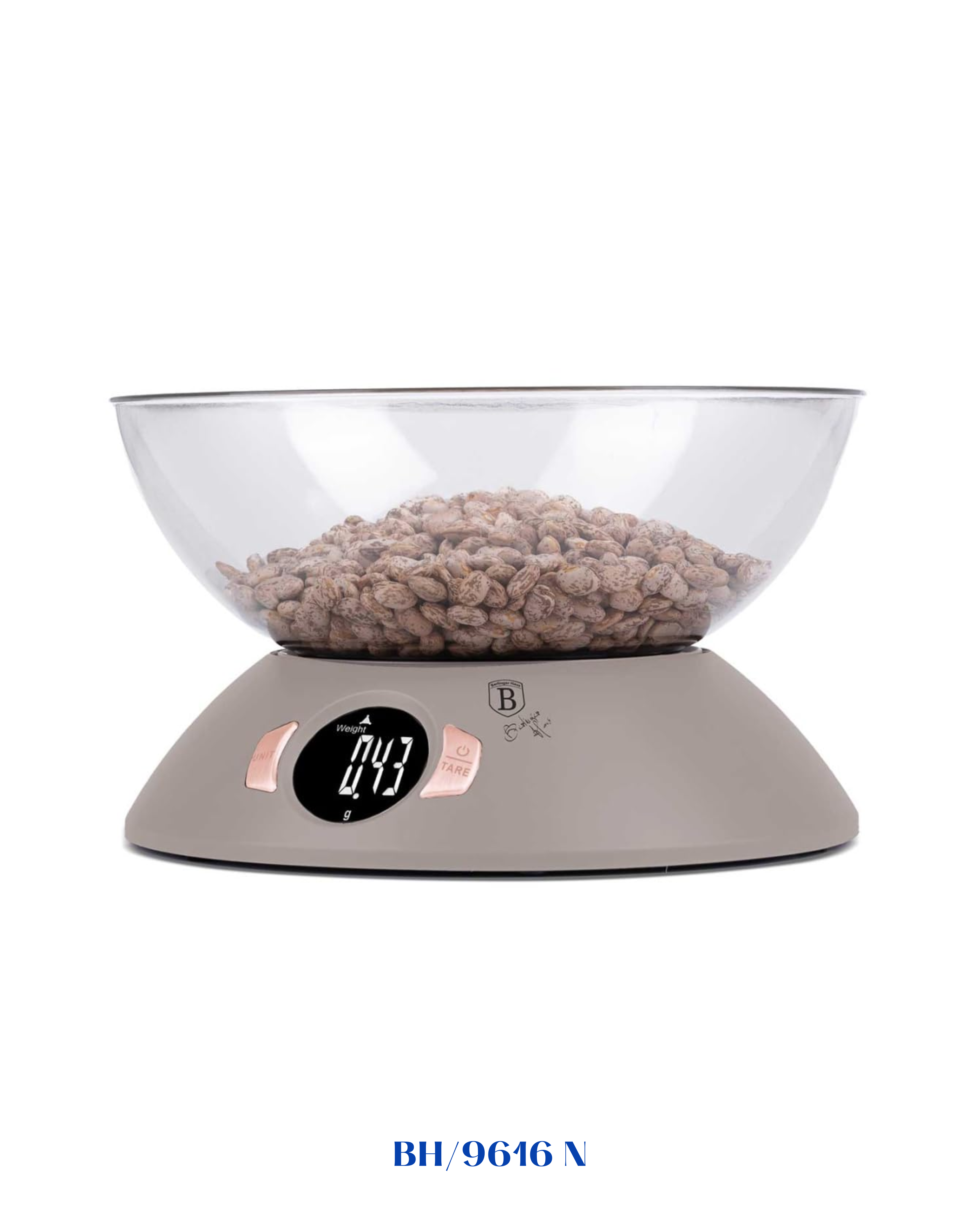 BERLINGER HAUS KITCHEN SCALE WITH BOWL 5KG