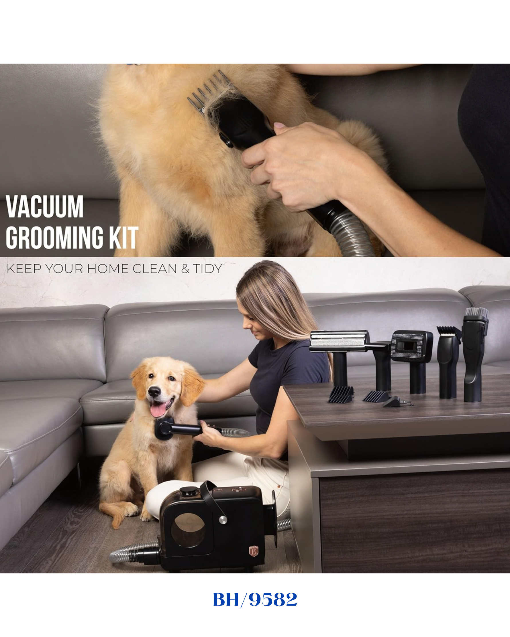 BERLINGER HAUS PET GROOMING VACUUM CLEANER 350W 2.2L