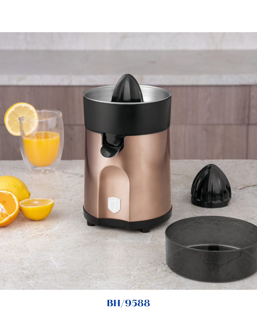 BERLINGER HAUS BLACK ROSE ELECTRIC CITRUS JUICER 85W 300ML