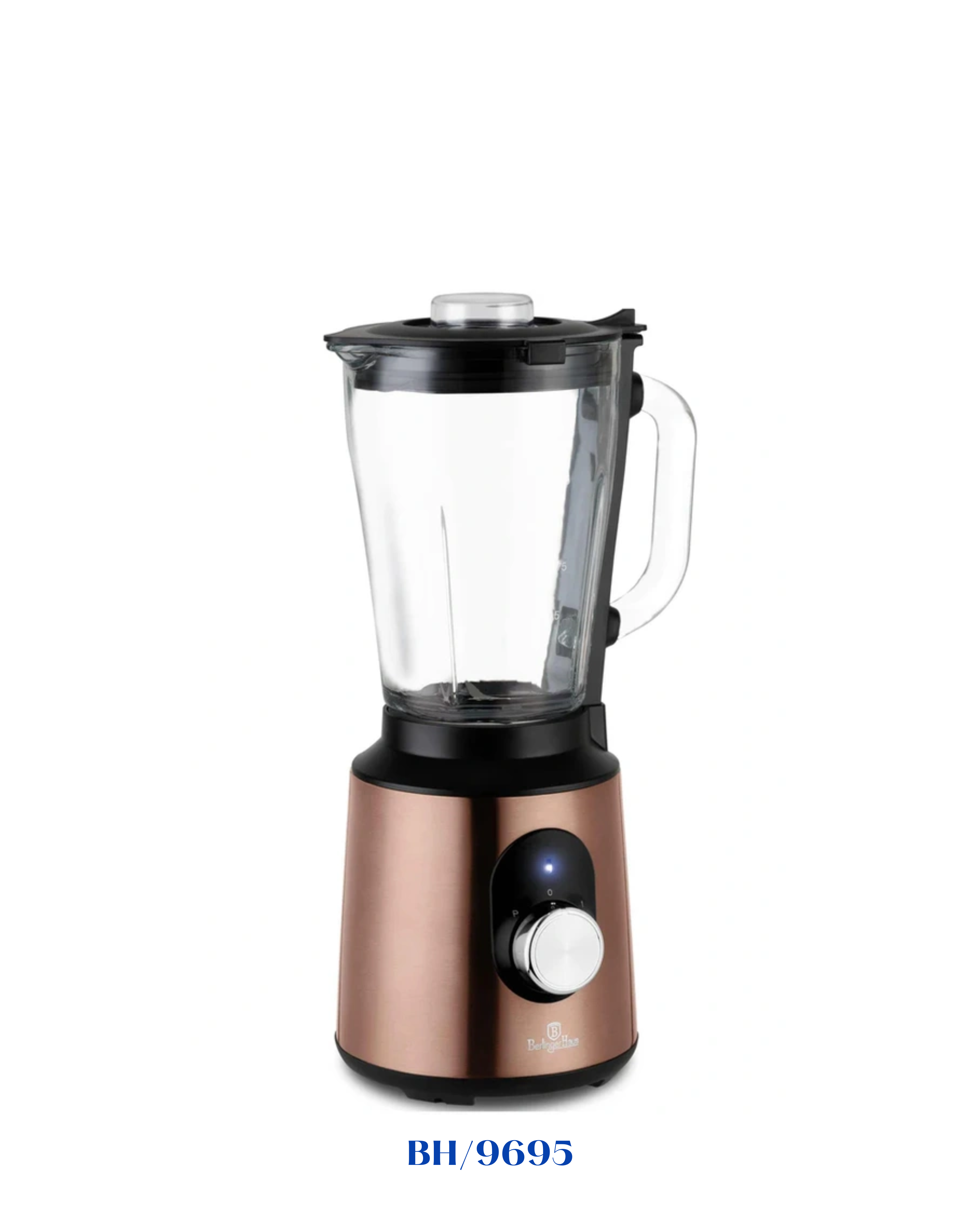 BERLINGER HAUS TABLE BLENDER WITH GLASS JAR 1000W 1.5L